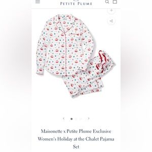 Maisonette x Petite Plume Exclusive Women’s Holiday at the Chalet Pajama Set